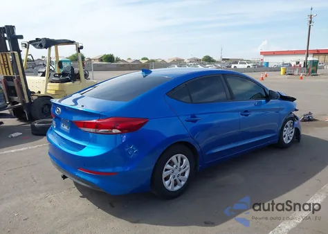 2017 Hyundai Elantra Se from USA, damaged, VIN 5NPD74LFXHH182664